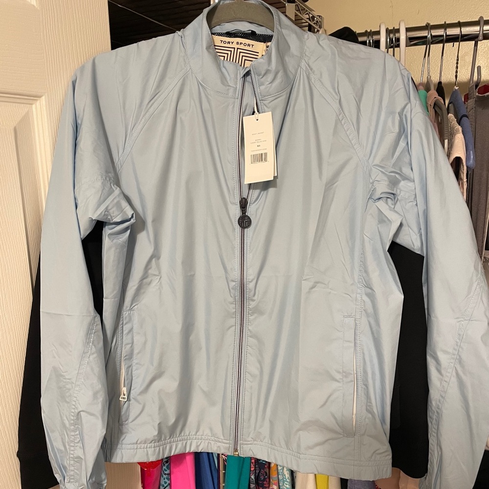 Tory Burch rain wind jacket